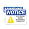 Signmission Electrical Room No Storage Permitted, 7 in W x Rectangle, Vinyl Decal OS-2PACK-NS-D-57-L-15567 - alternate 1